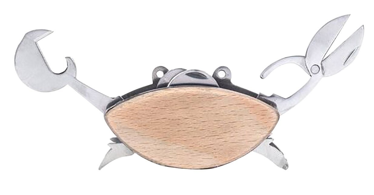CD114 Multifunction Crab 9 in 1 Tool Crab MultiTool Stainless Steel
