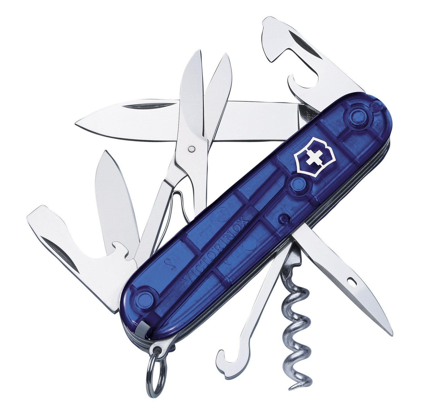 Victorinox Climber Swiss Army Knife, 14 Function Swiss Made Pocket Knife wit…