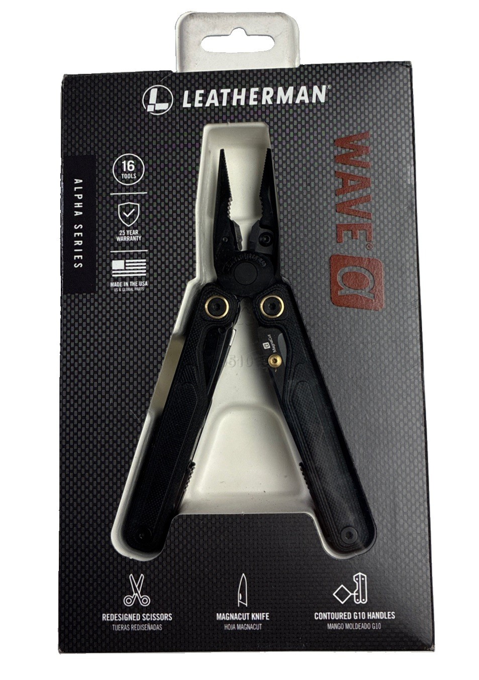 NEW LEATHERMAN Wave Alpha 16-in-1 Multi-Tool W/ MagnaCut Blade Obsidian Black