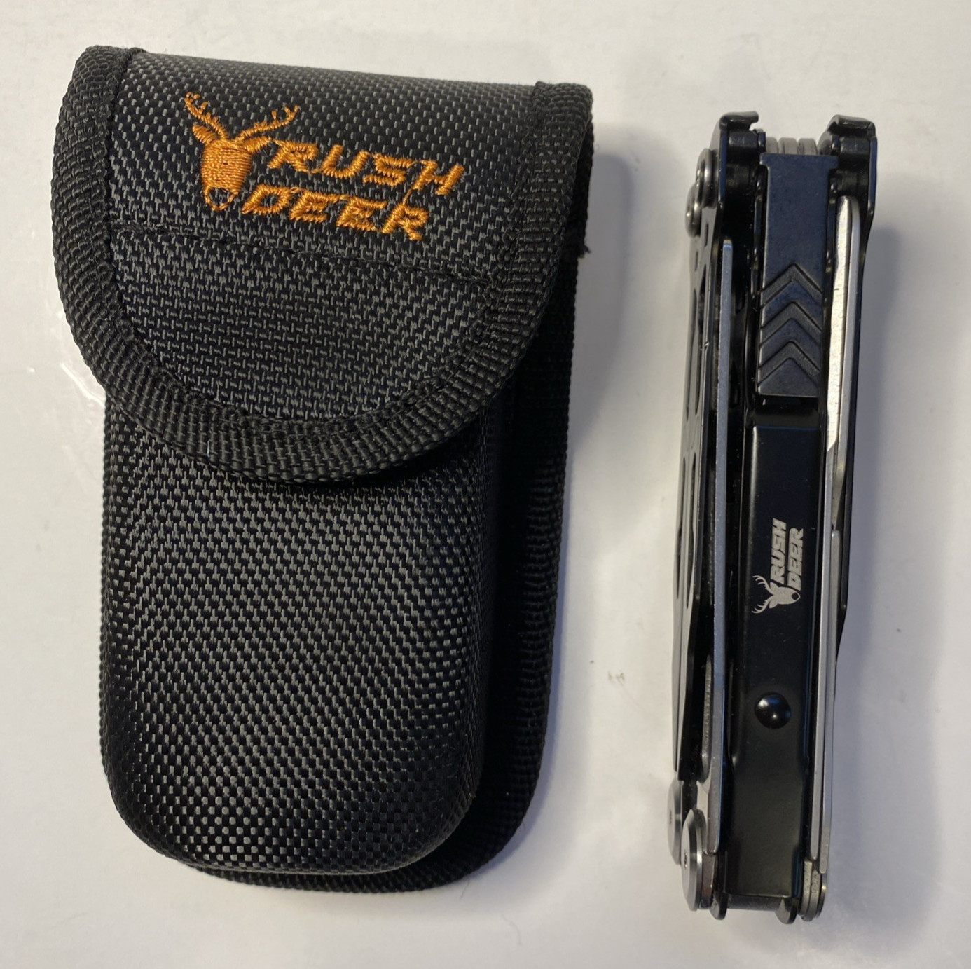 Rush Deer 18-in-1 Multi-Tool Plier Survival Gear Camping Tool w/ Nylon Sheath