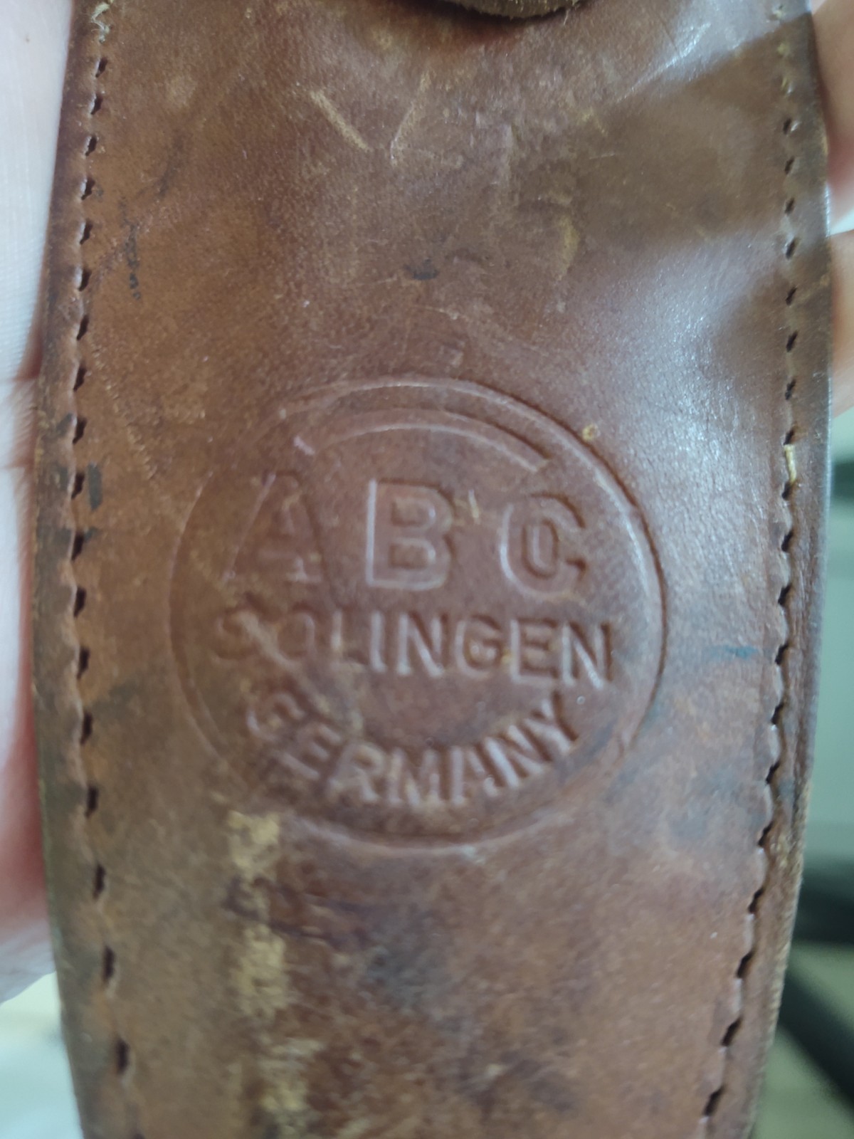 Vintage ABC Solingen Germany Stainless Steel Fishing Tool W/ Original Sheath