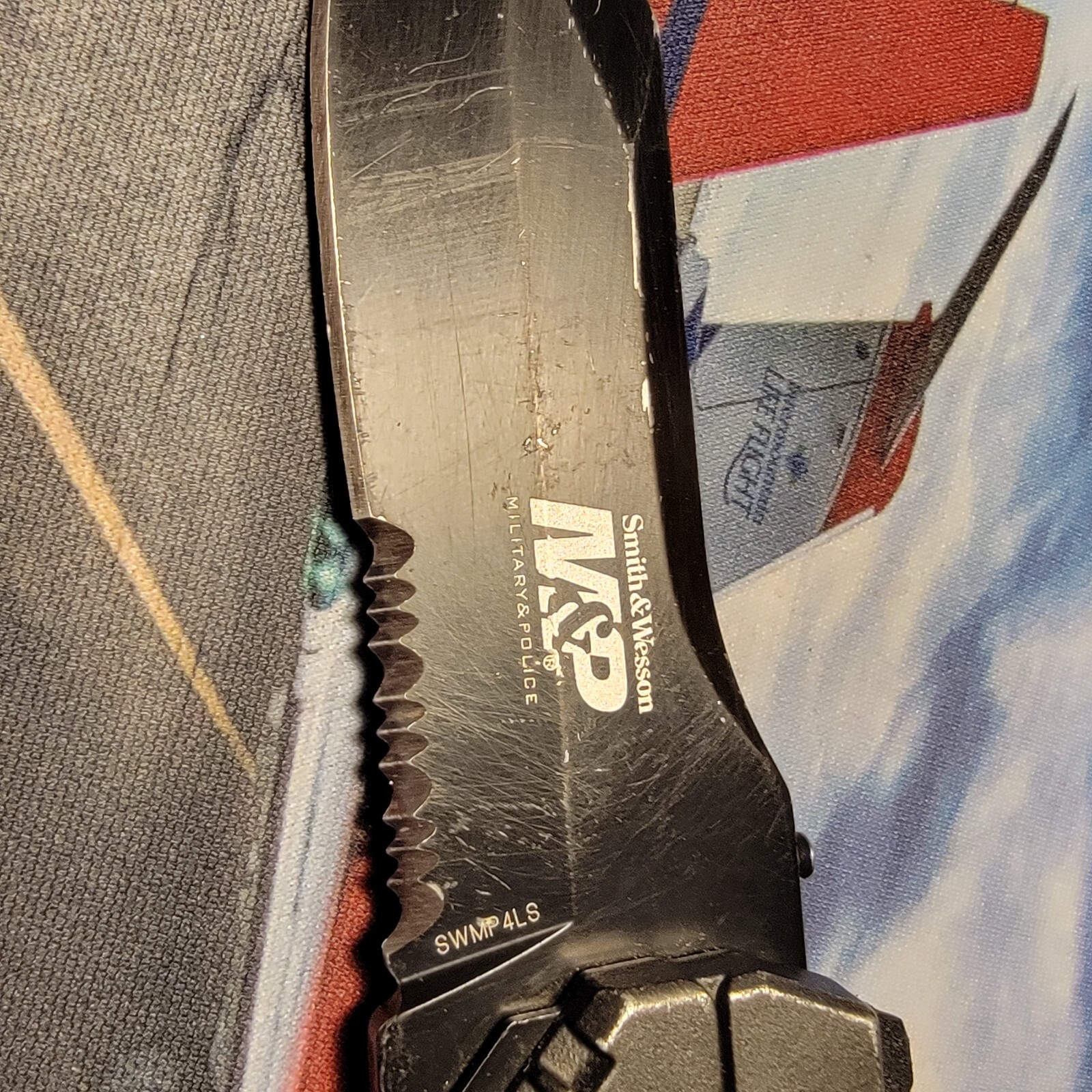 SMITH & WESSON M&P SWMP4LS KNIFE 8.5 INCH OPEN