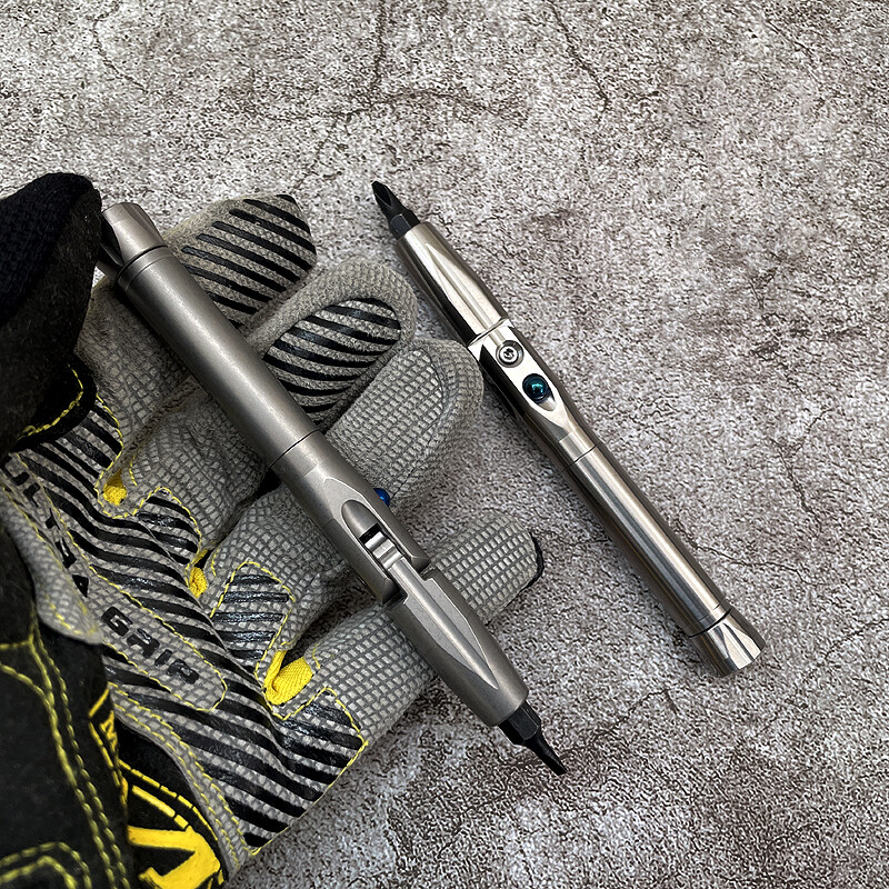 Titanium Folding Screwdriver Portable Gadget Cross Bit Multi-functional EDC Tool