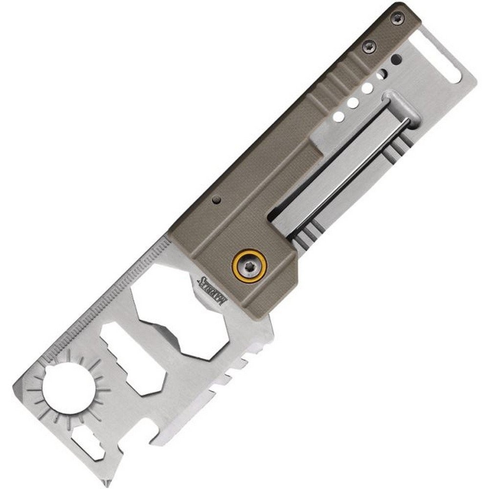 Marbles Multi Function Folder Tan Several Integrated Tools Ruler – TD2937-35G