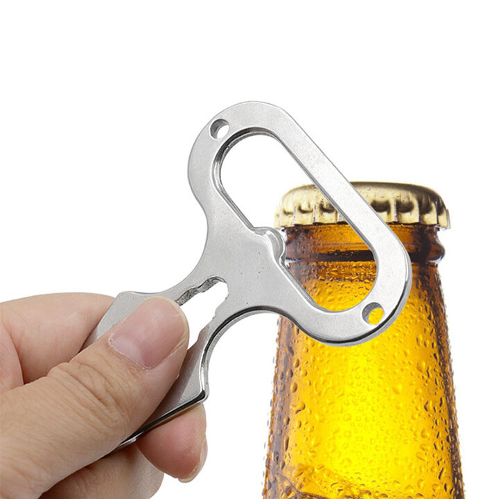Stainless Steel Keychain Wrench For Necessary Infected Outdoor/ Indoor Surfaces