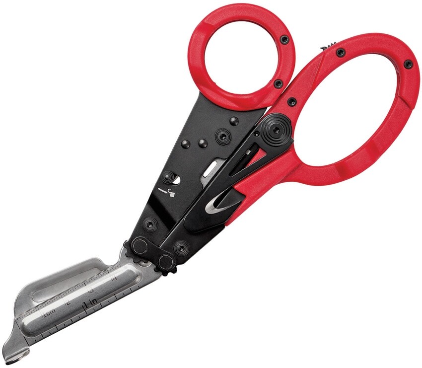 SOG Parashears Multi Tool Red Awl Belt/Cord Cutter Oxygen Wrench Glass Breaker