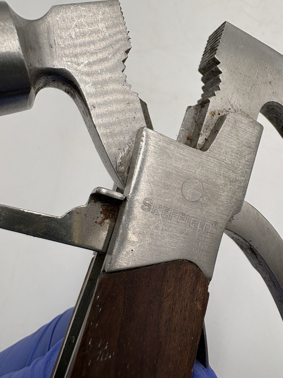 Sheffield Multi-Tool Pair Hammer / Axe – Folding Camping Survival Tools