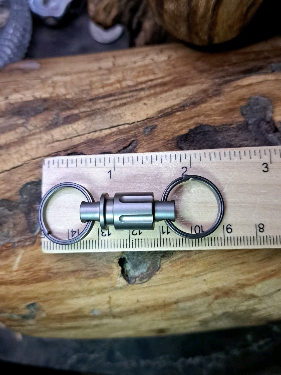 Pro Series Titanium Quick-Release Multi-Tool Swivel Keychain