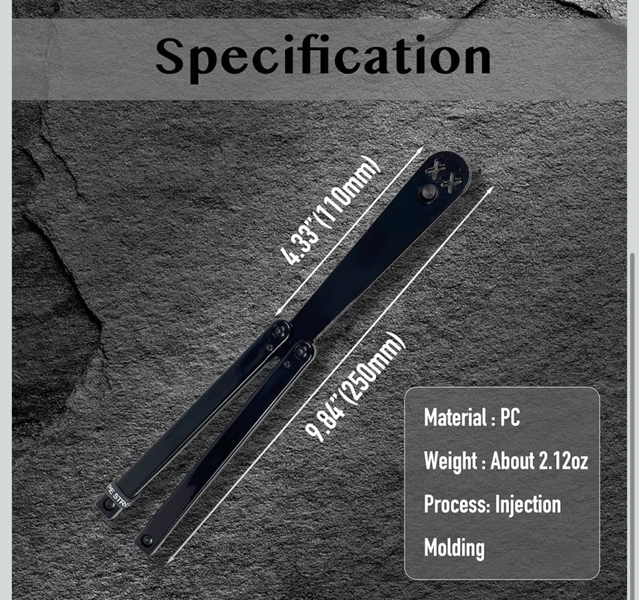 Foldable Plastic Tool Sturdy and Lightweight, Excellent Balance, Practice Tool