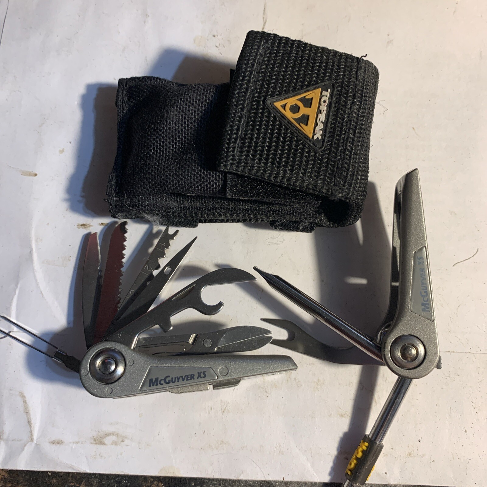 TOPEAK McGUYVER XS Multi-Tool Micro Mini Cycling Hiking MTB Camping Eddie Bauer