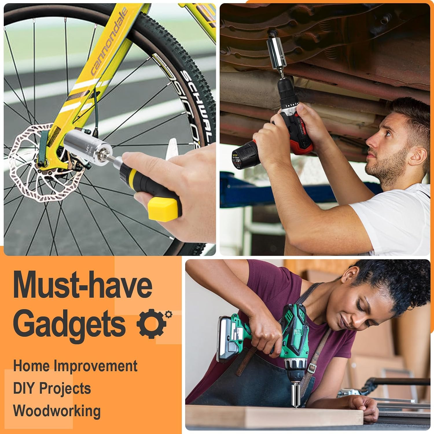 Universal Socket Tool Set with Power Drill Adapter – Perfect Valentine’s Gift