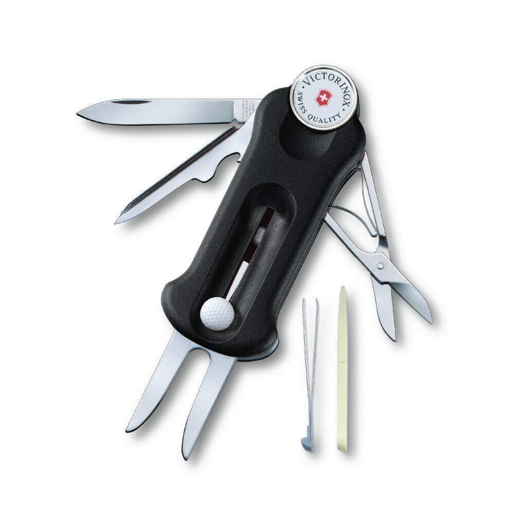 Victorinox Swiss Army Knife Sport Golf Tool Marker Divot Repair – Black