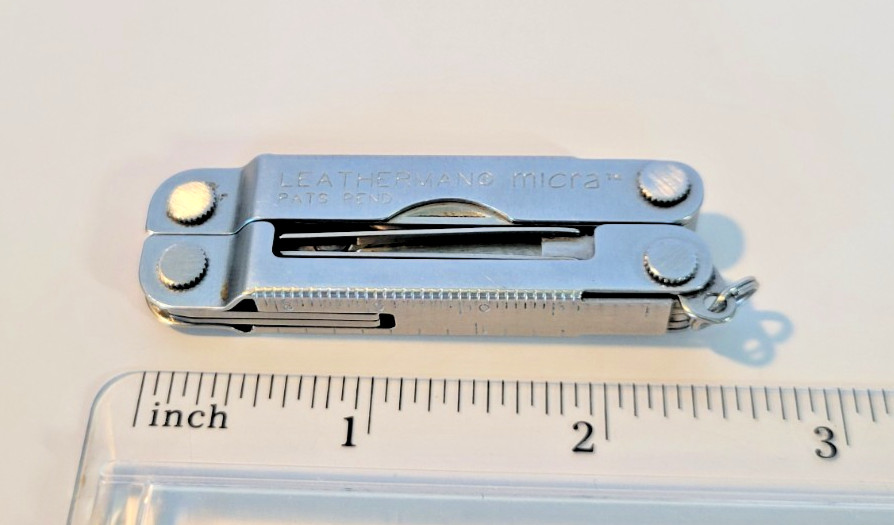 Leatherman Micra Mini Compact Keychain Multi Tool Multitool EXCELLENT