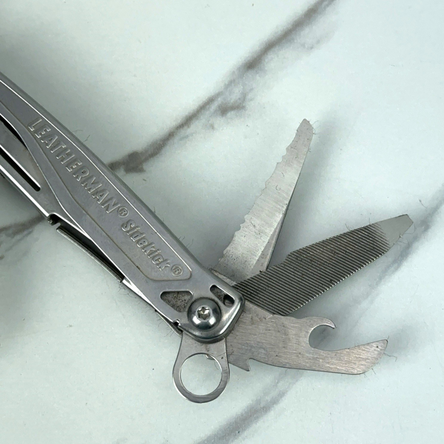 Leatherman Sidekick Multi-Tool, Knife, Pliers, Saw, Stainless *DATED 05/16