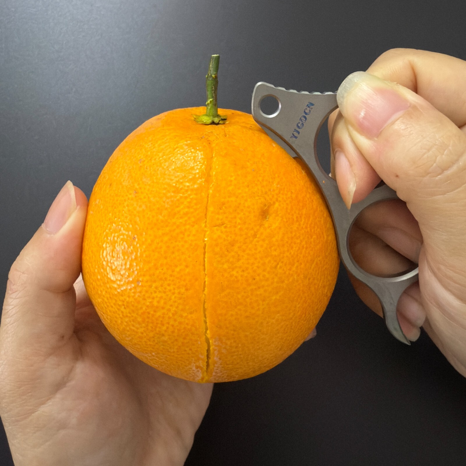 New TC4 TITANIUM Kangaroo EDC Mini Tool Ruit Orange Peeler Bottle Opener