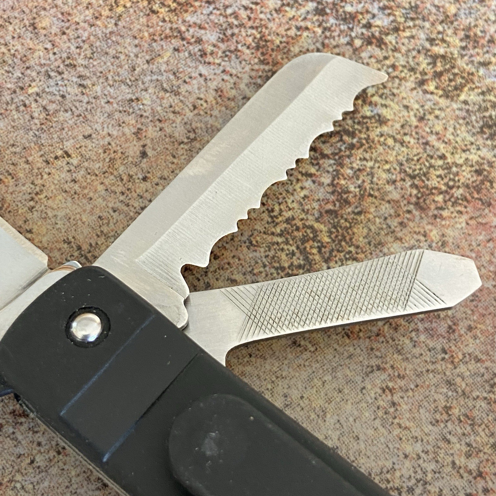 SOG Micro Tool Clip Multi Tool Knife Black Seki Japan Original Vintage 1990s
