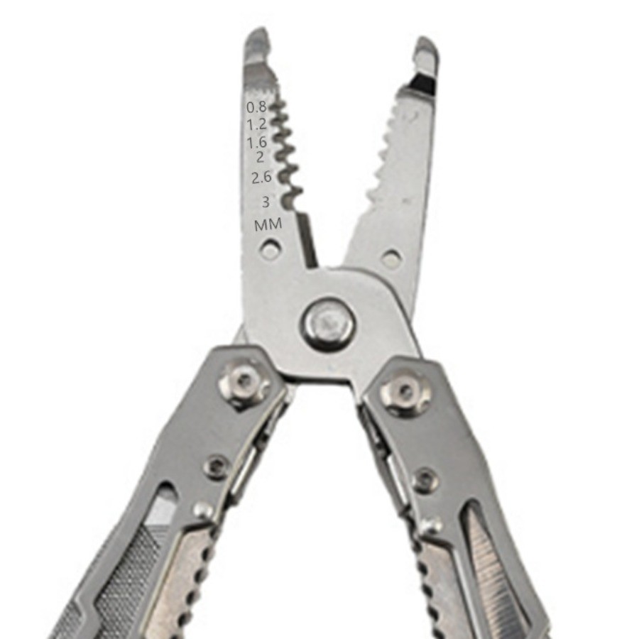 Full Steel Multi Tool Pliers Folding Knife Tiger Pliers Outdoor Emergency Kit
