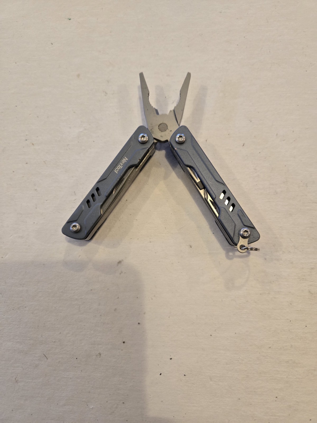 NexTool Mini Sailor Pliers Mutitool Nine Total Tools w/ Blue Aluminum Handles