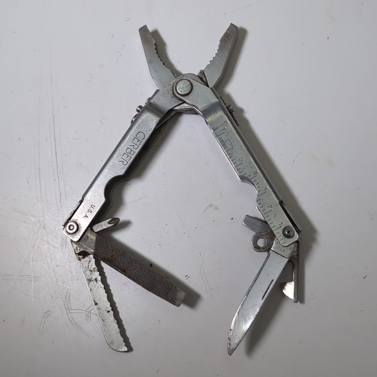Vintage Gerber USA 600 Blunt Nose Multi-tool Pliers Knife – Great