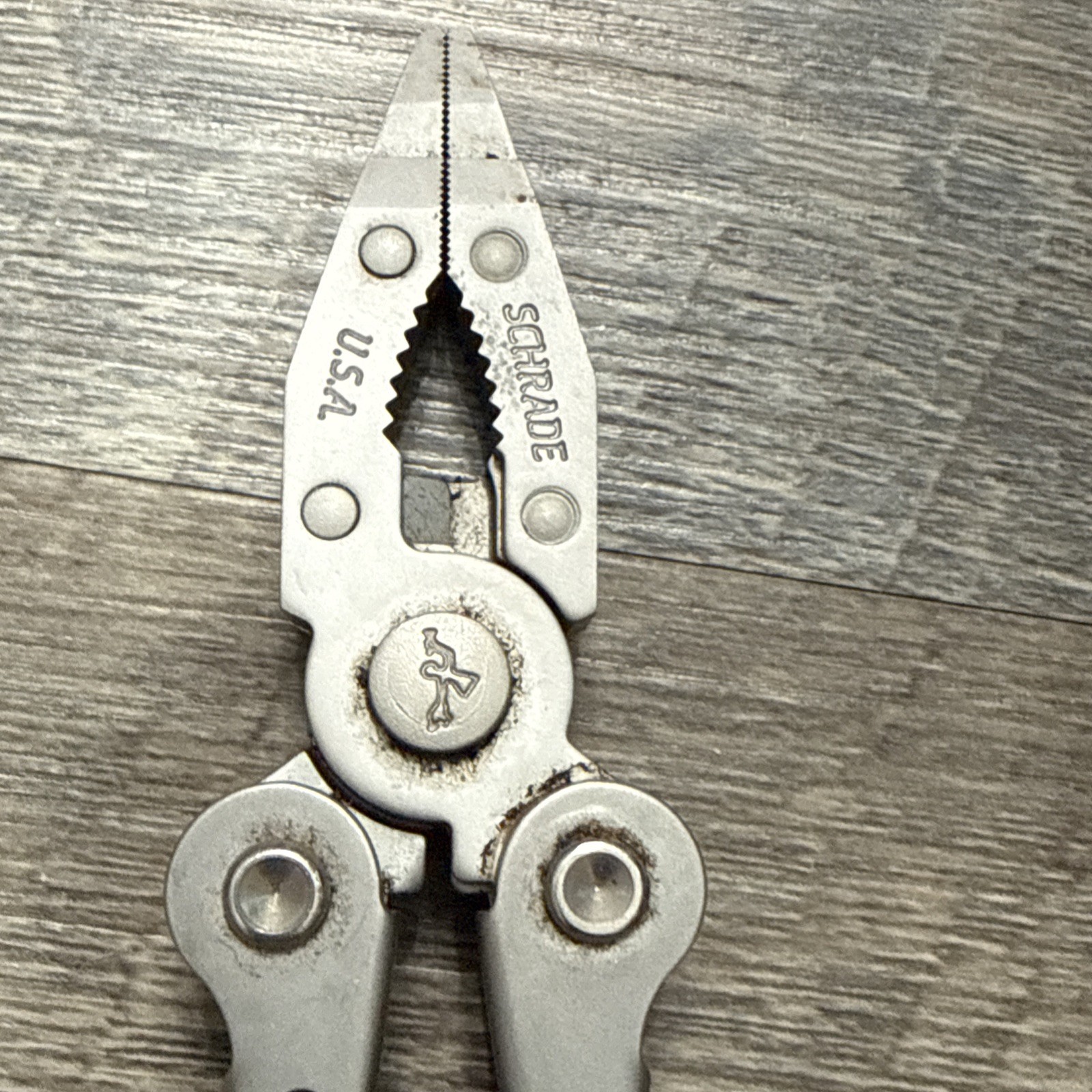 Schrade Tough-Tool Multi-Tool Pliers Knife with Leather Sheath! Made In USA