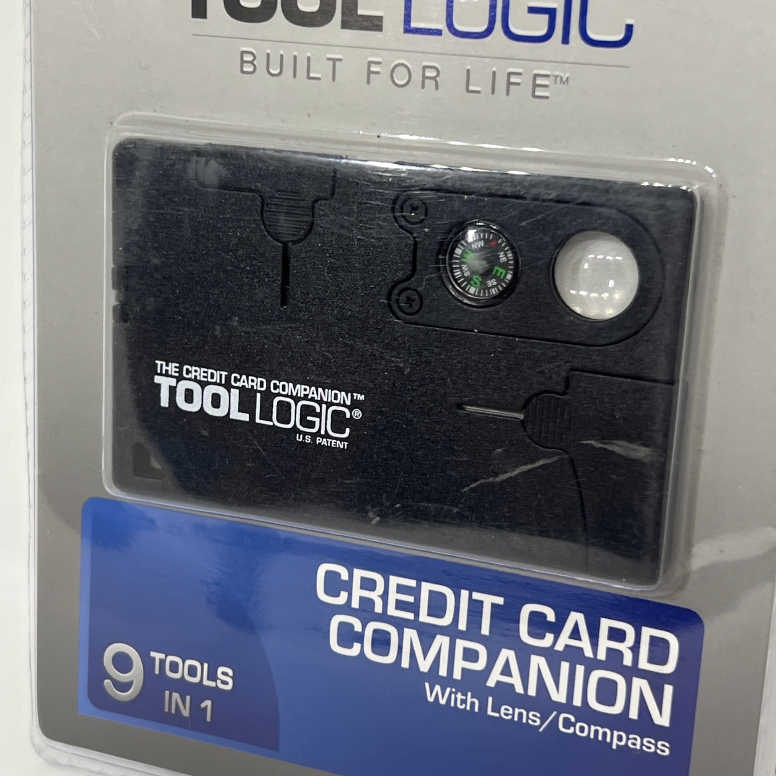 TOOL LOGIC CC1SB Credit Card Companion w/ Compass/Bottle-Opener/Pocket Knife