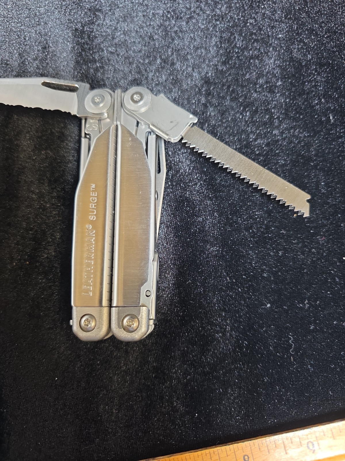 LEATHERMAN SURGE 21-In-1 Stainless Heavy Duty Multitool Blade Xchanger w Sheath!
