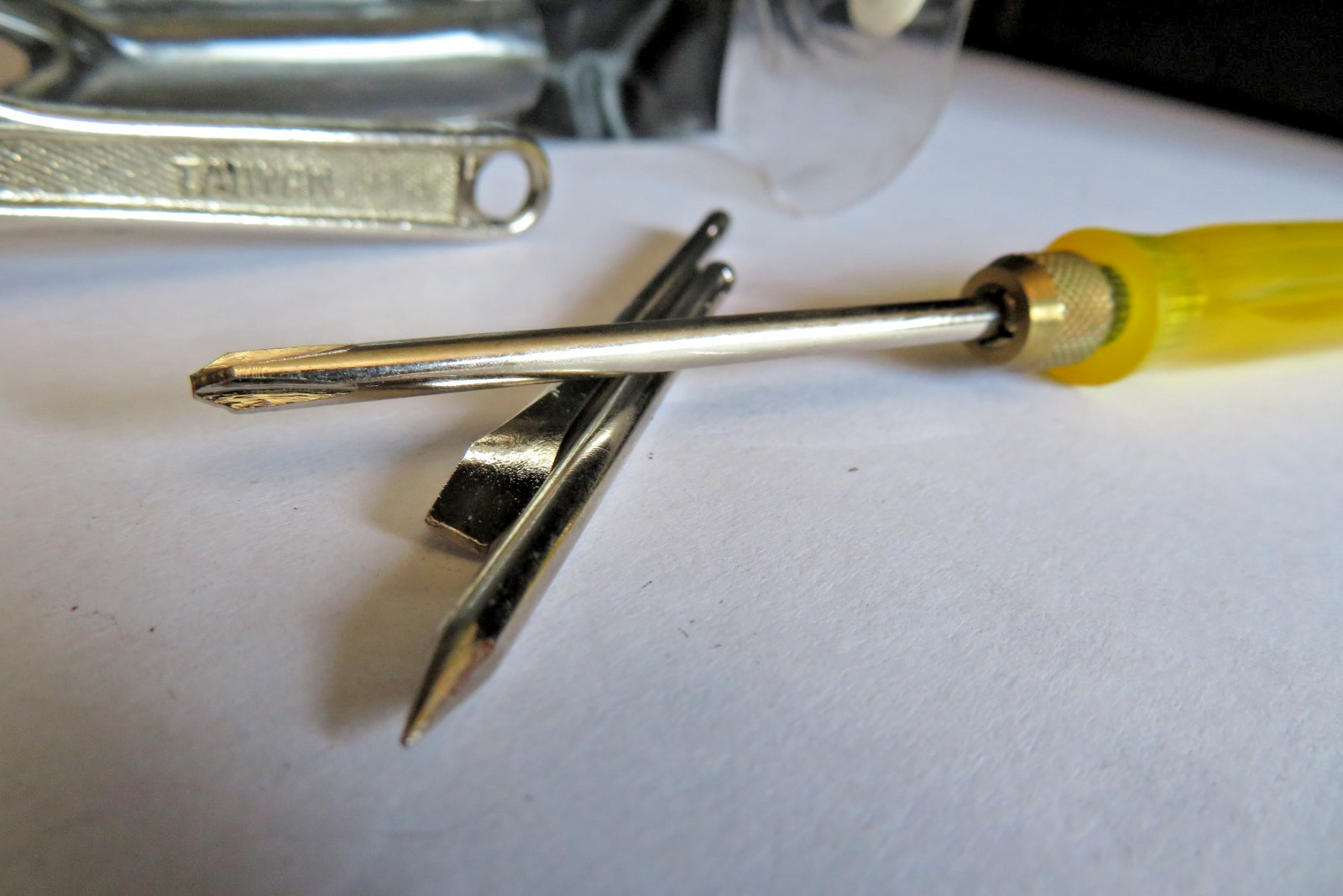 VINTAGE Pocket Tool Kit Multi-Tool Set Crescent® Wrench Screwdriver Phillips Awl