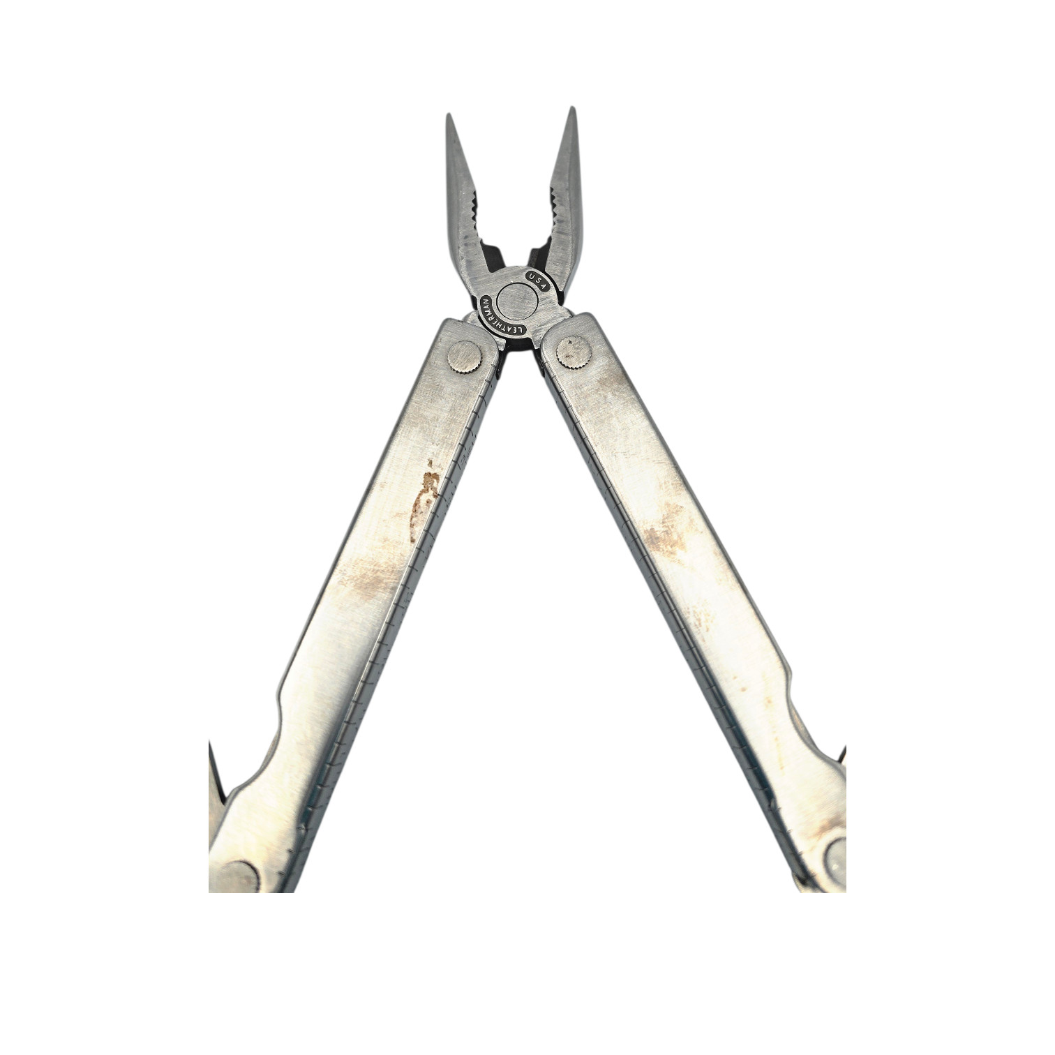 Vintage Leatherman PST – Multi-Tool w/ Leather Sheath USA Made – Used