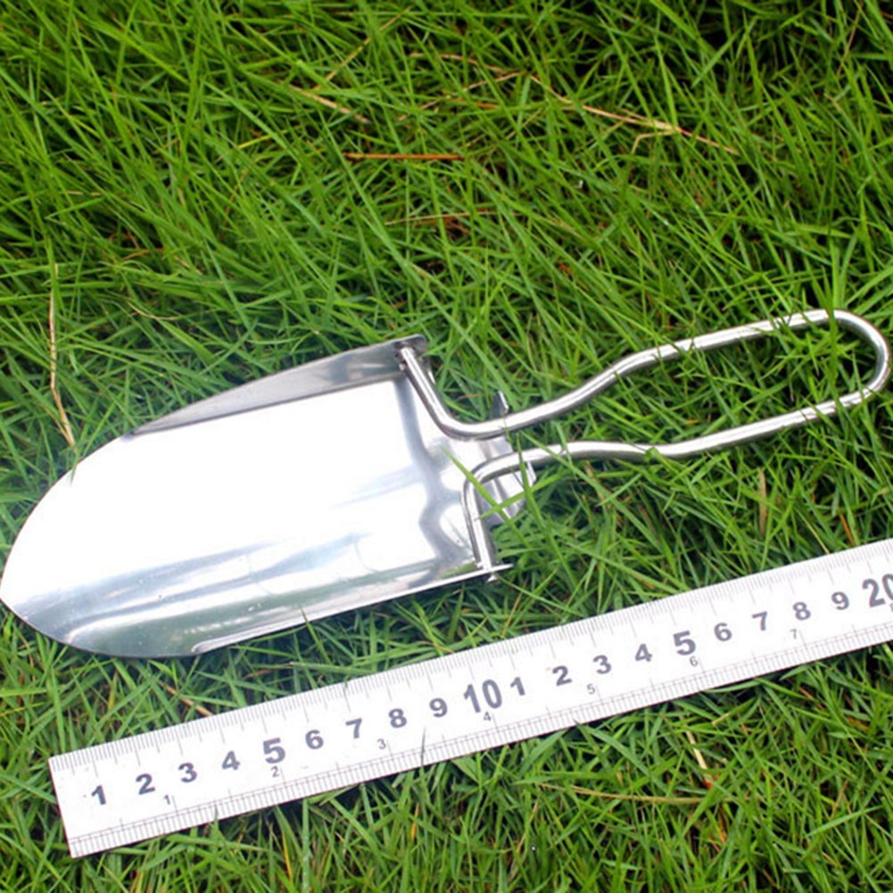 Stainless Steel Folding Shovel Spade Compact and Versatile Camping Tool