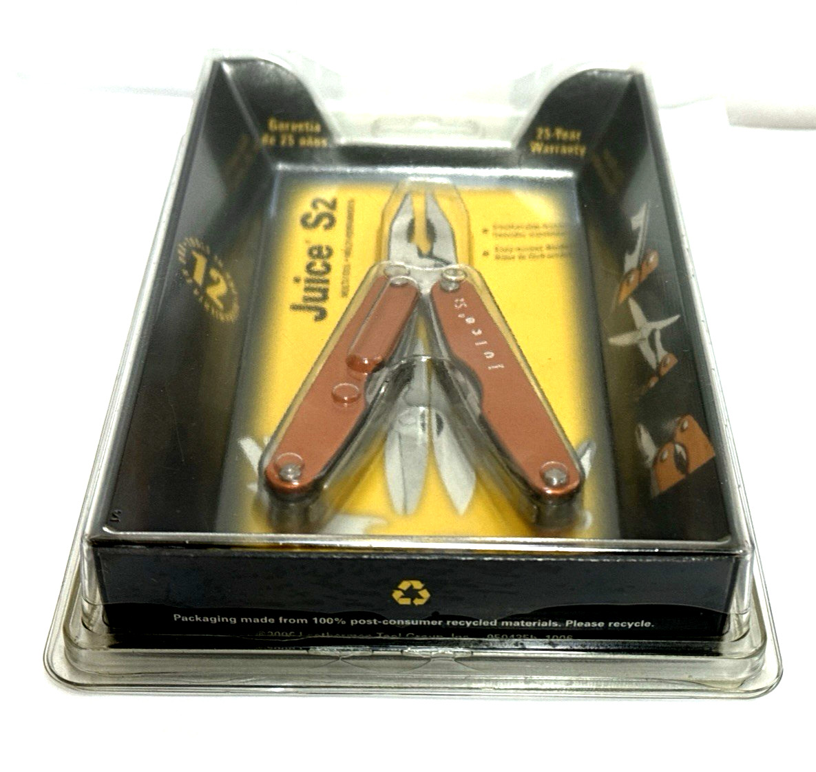 NOS Brand new Leatherman Juice s2 orange -New in Factory Sealed Clamshell