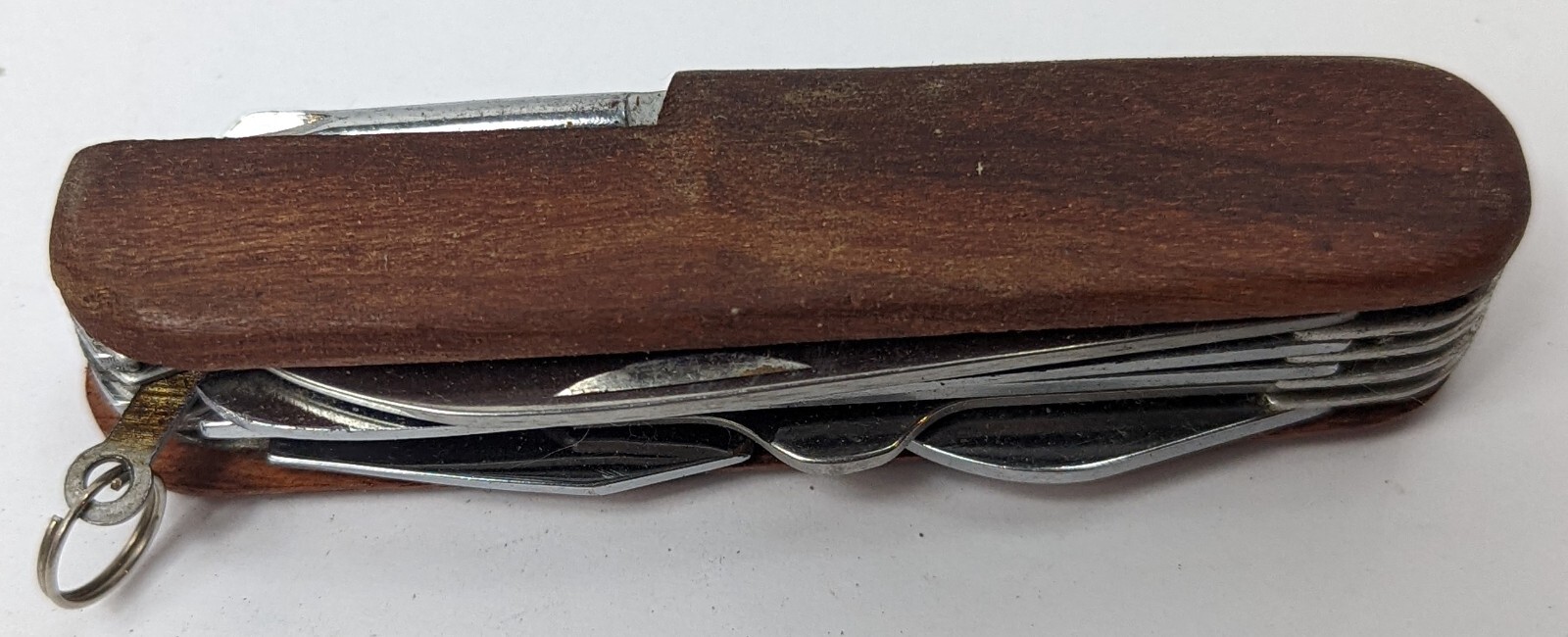 Wood Handle Stainless Steel Multi Purpose Tool – 11 Tools