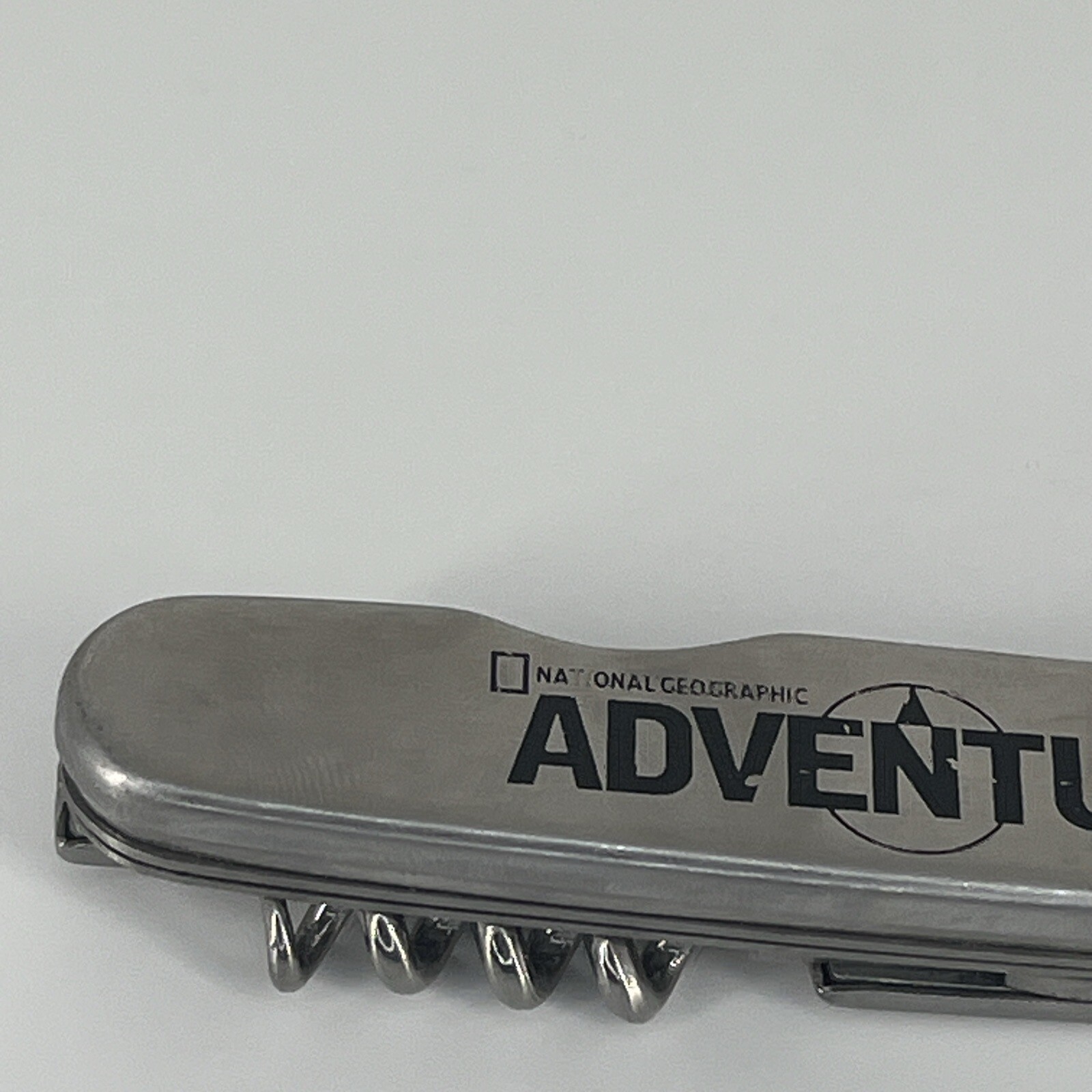 National Geographic Adventure Folding Knife Multi-Tool Bottle Opener Corkscrew