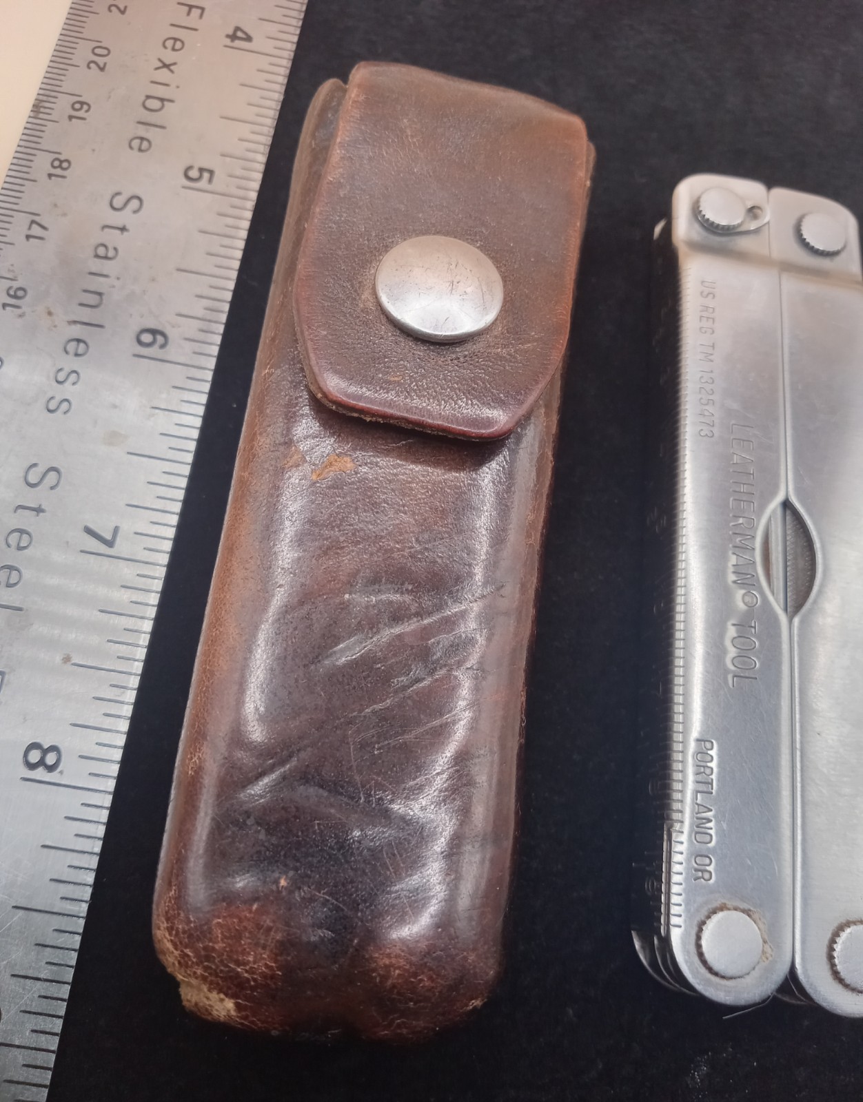 Vintage Leatherman PST Multi Tool W/ Leather Sheath June 1993 Date Code
