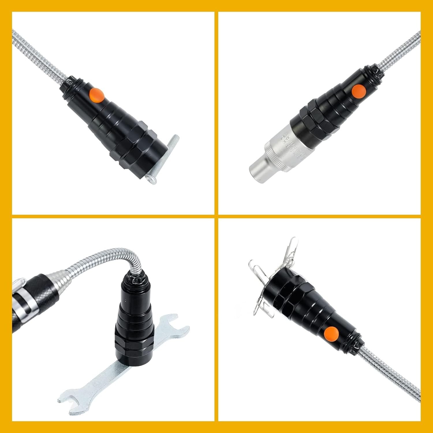 Magnetic Pickup Tool, Gifts for Men, Telescoping Magnet Flashlight, Gifts Idea &