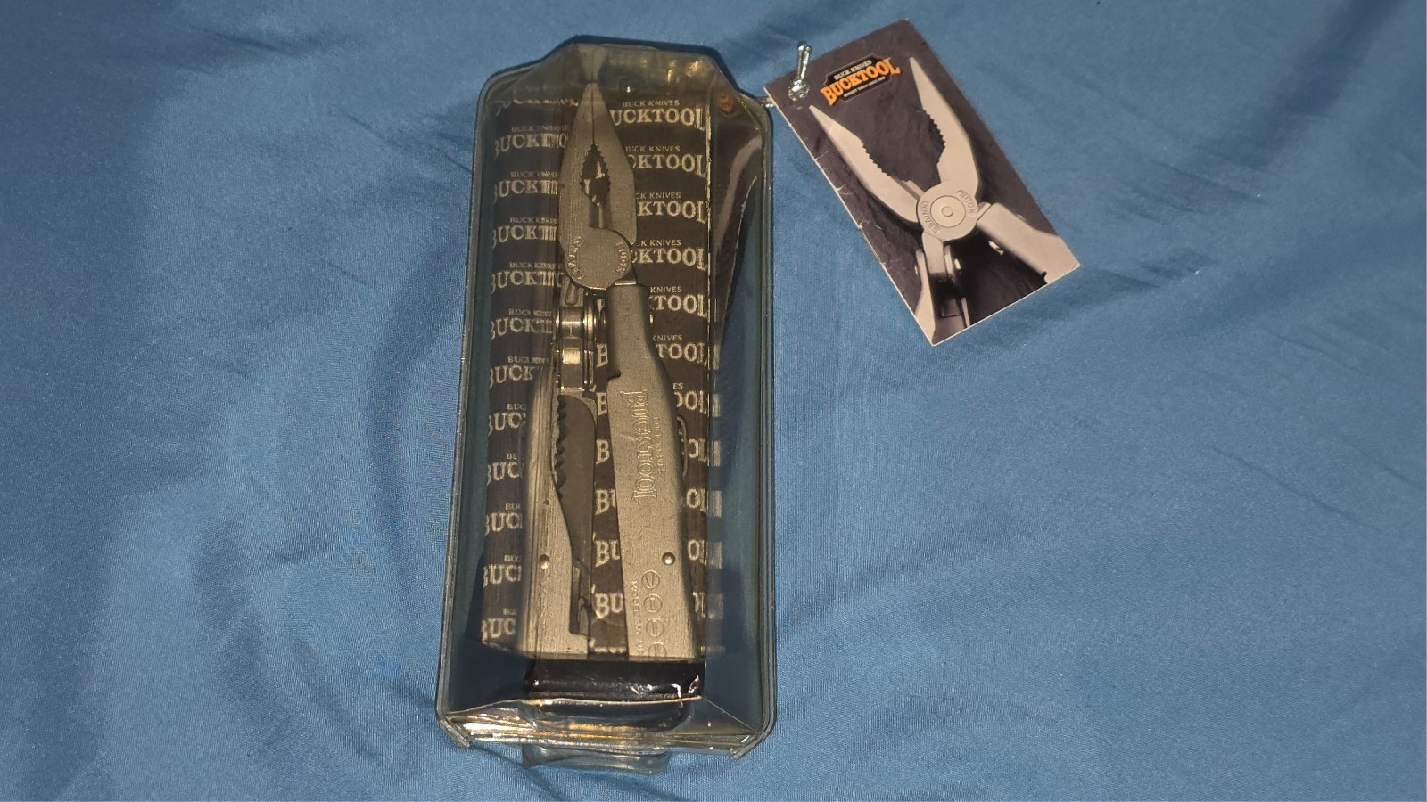 New in BOX! Buck Knives Bucktool USA Model 360 Multi-Tool With nylon sheath
