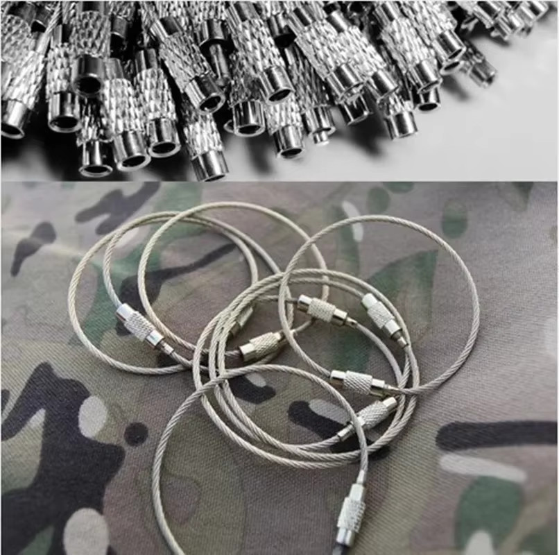 10PCS 15CM Outdoor Tools EDC Camping Tools Tactical Equipment Multi Keychain Kit