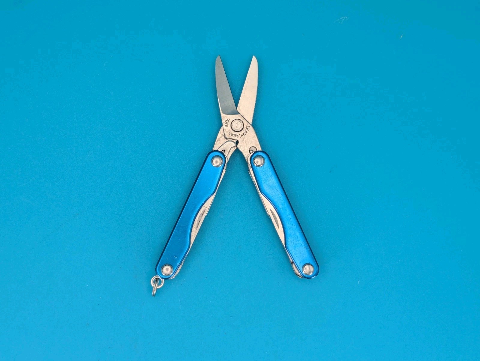Leatherman Squirt S4 Multi-Tool, Key Ring, Retired, BLUE!