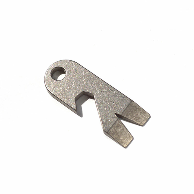 TC4 Titanium CNC Keychain EDC Multi Tool Pry Bar Crowbar Bottle Opener Wrench
