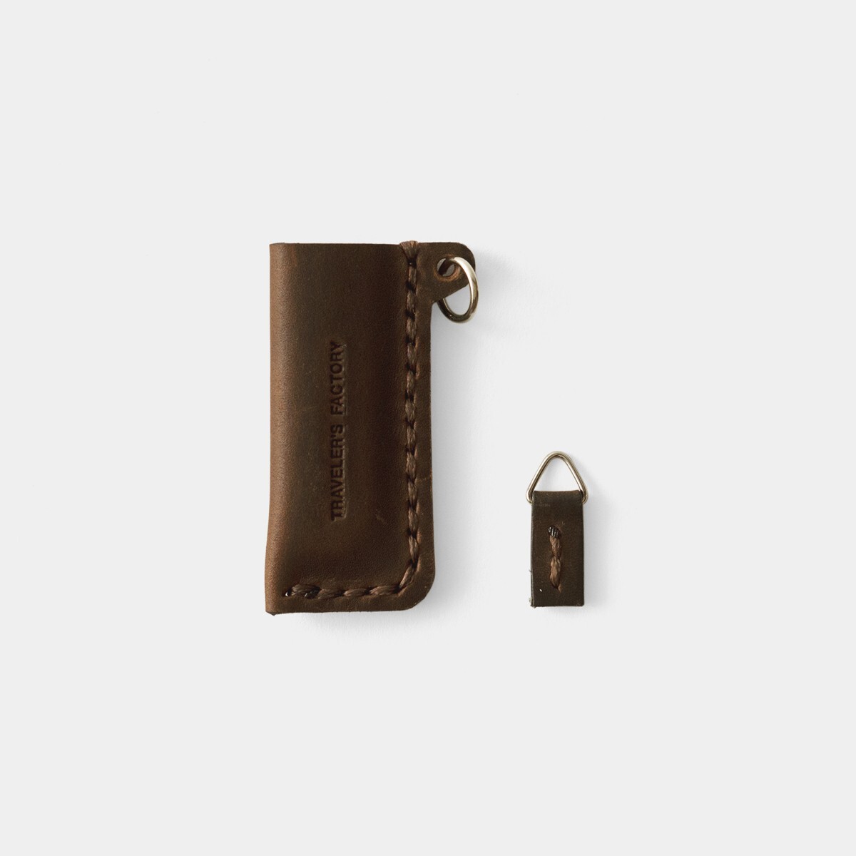 TRAVELER’S Factory Leather Case for VICTORINOX Classic SD Brown Cowhide