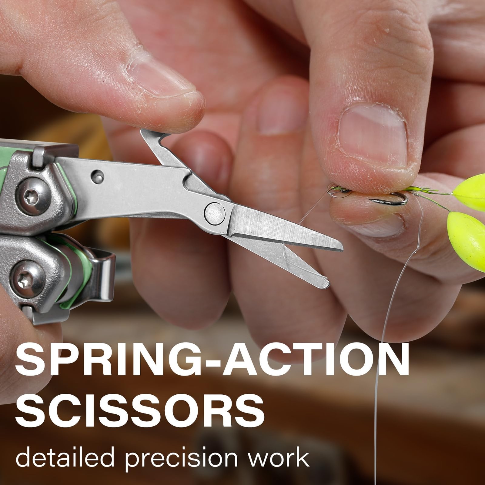 Multitool, 21-in-1 Multi Tool Pliers with Safety Locking and Spring-Action Sc…