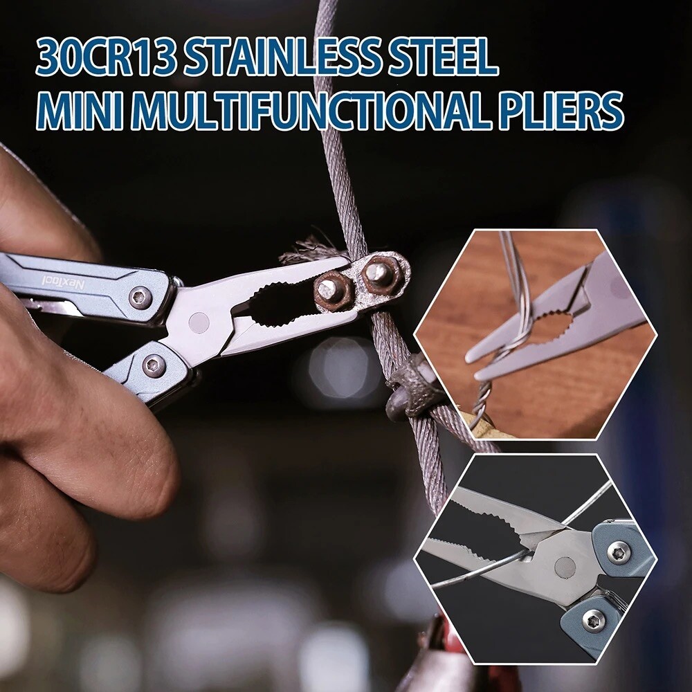Nextool Mini Sailor Pliers 11-in-1-Multi-Function Pocket Multi-tool Wire Cutters