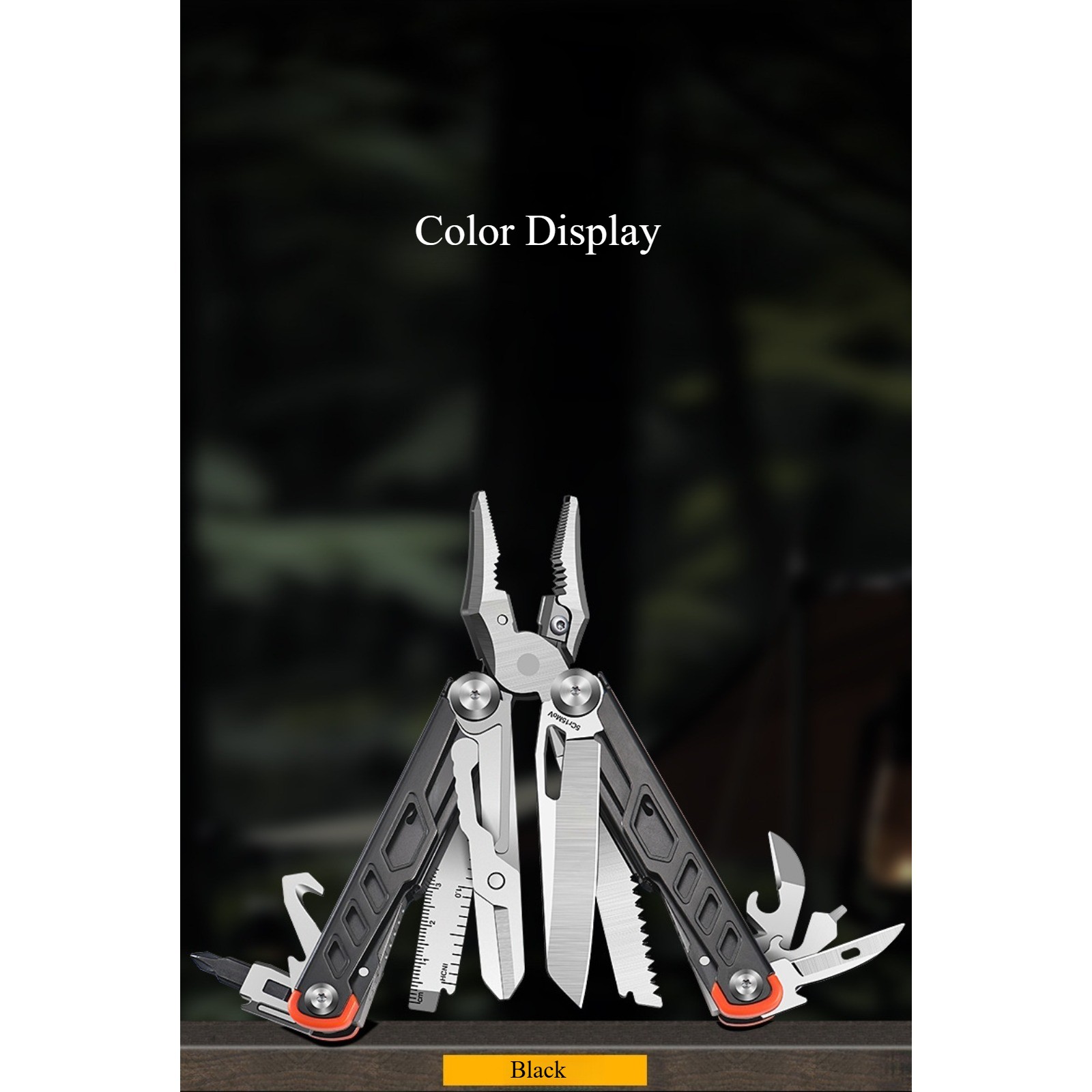 Outdoor Camping Hiking Stainless Steel Folding Multi Tool EDC Pliers