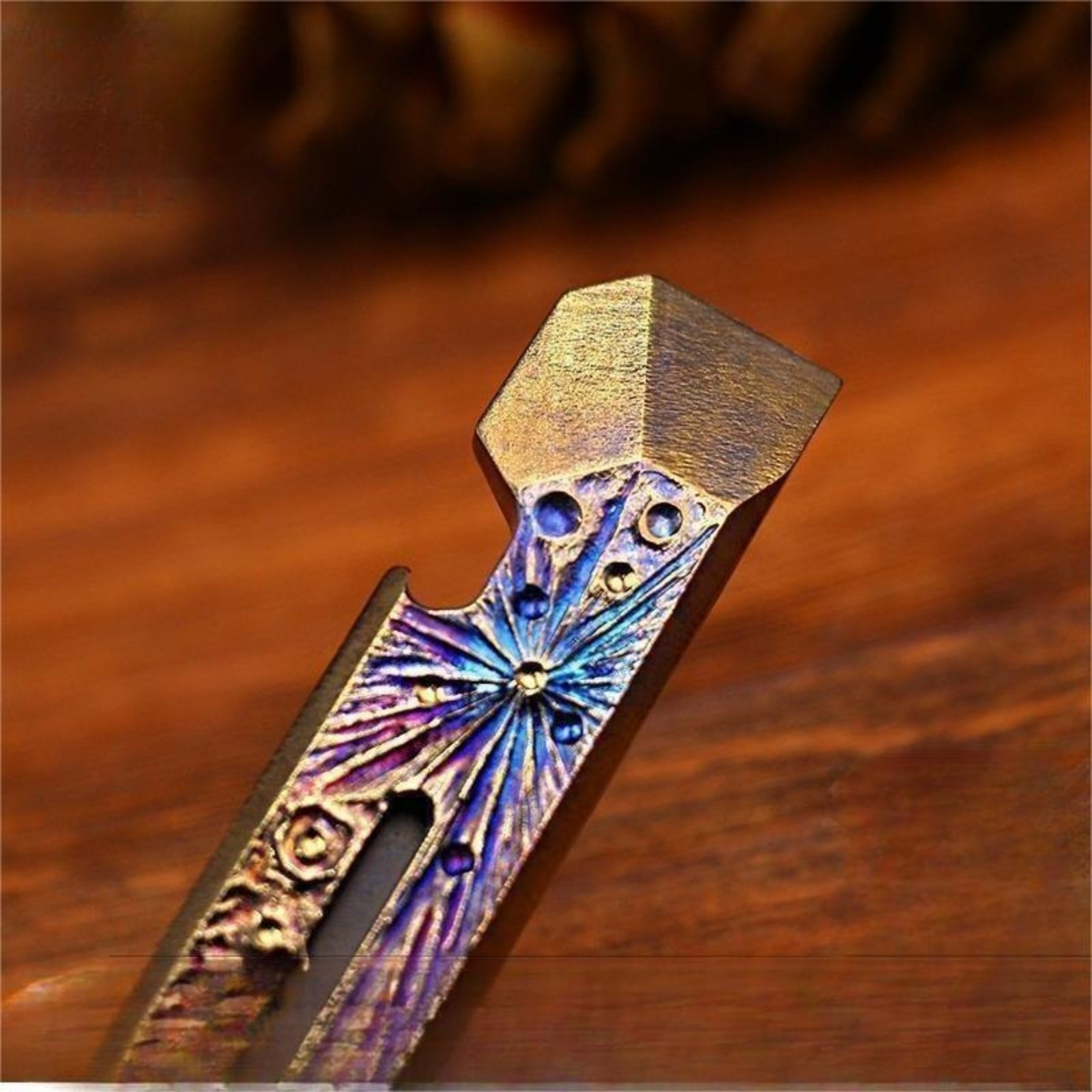EDC Titanium Pry Bar Crowbar Pocket tool Outdoor Camping Multi Tools