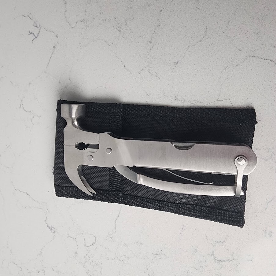 Multi Tool With Hammer, 5.5″ long x 2.75″ Wide @ hammer head