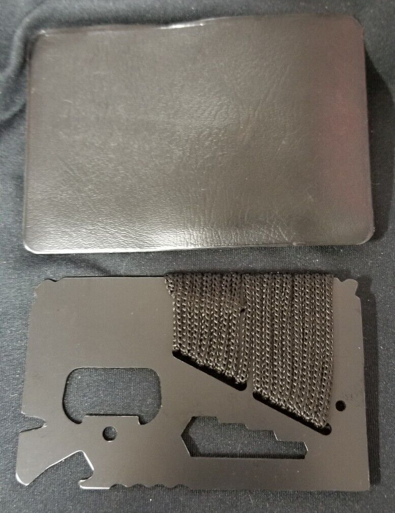 PRT 14 in 1 Survival Credit Card Sized Wallet Multi Tool