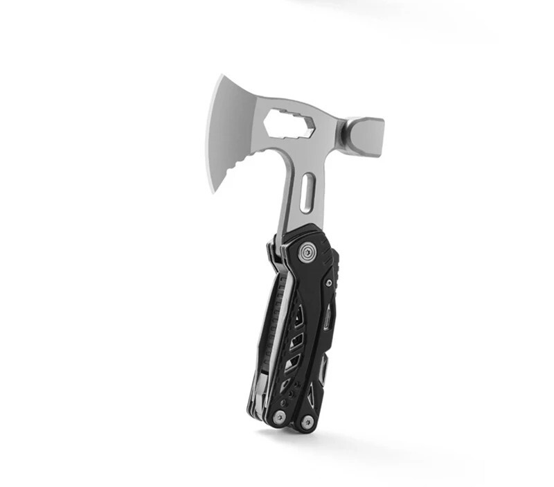Best Multi Function Purpose Axe Hatchet Hammer Knife Tool Camping Survival Steel