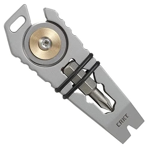 CRKT 9913 PRY BAR POCKET TOOL CORD CUTTER BIT DRIVER SCOUT TOOL DESIGN FREE SHIP