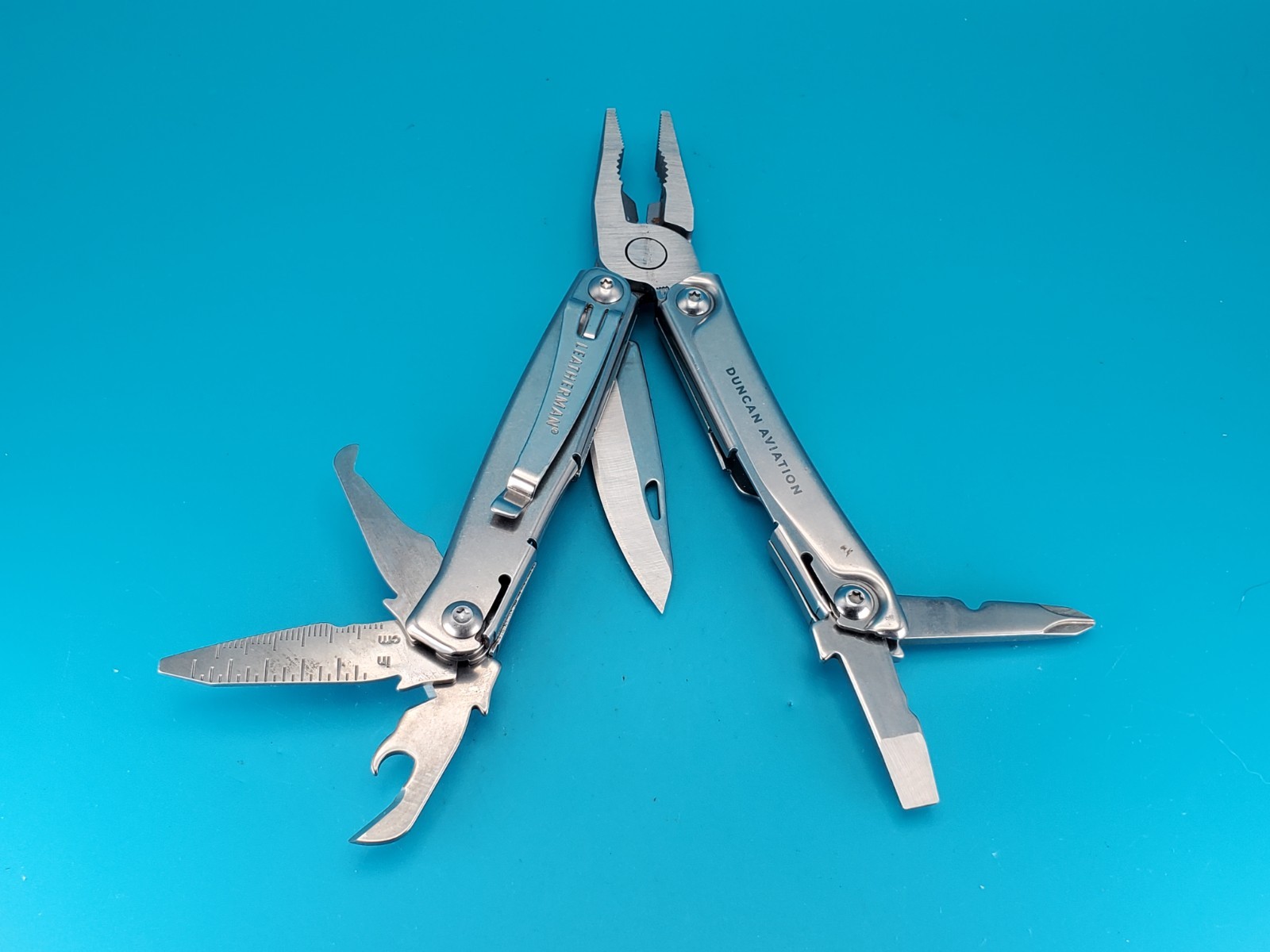 Leatherman Rev 3.8″ Multi-Tool, Stainless! *DUNCAN AVIATION*