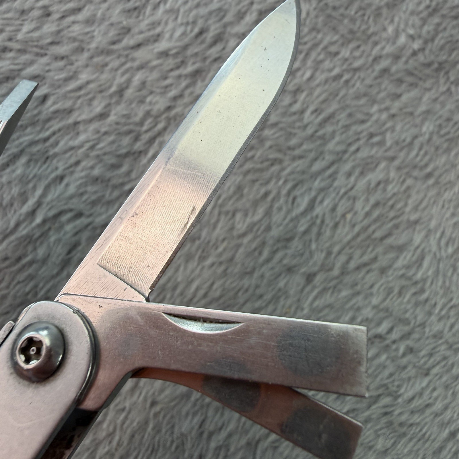 Vtg Leatherman Sideclip 0298 1998 Early Production “Heatex” Multitool EXC B550