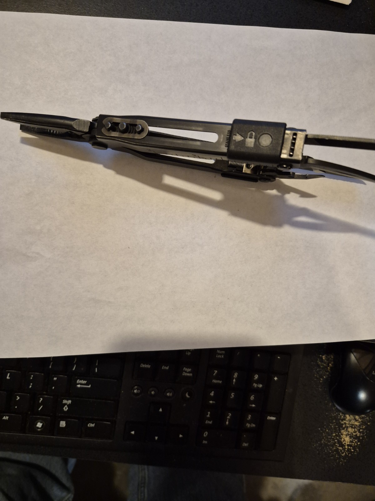 MILITARY ISSUE GERBER BLACK OXIDE MP600 NEEDLE NOSE PLIERS MULTI-TOOL